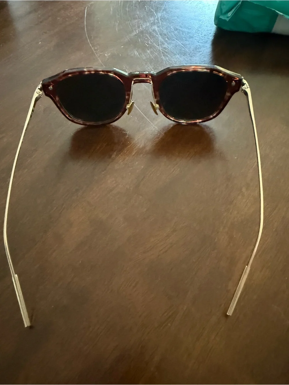 Maui Jim Kids Tortoise Frame Sunglasses with Gold Temples